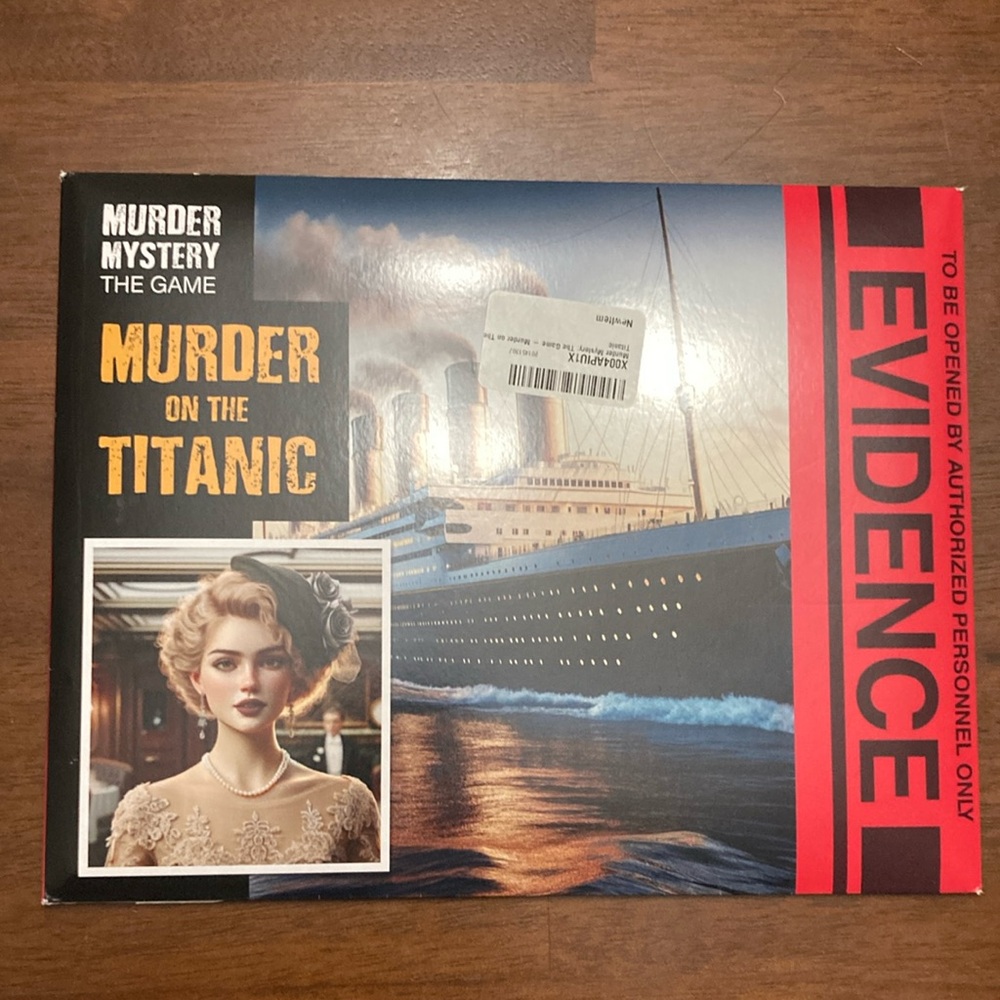 Black and Red Titanic Mystery Puzzle